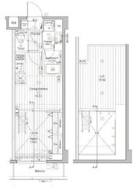 プレミアムキューブ・ジー北新宿DEUX 地下1階 間取り図