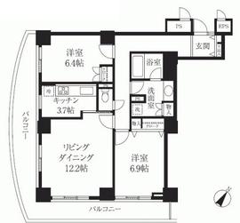 ベイコート芝浦 61 間取り図