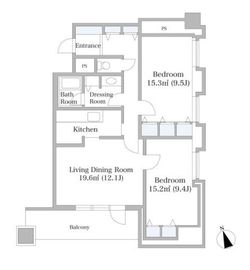 入船ハイツ 1401 間取り図