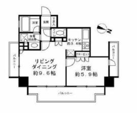 ヴィーナパルテール 5階 間取り図