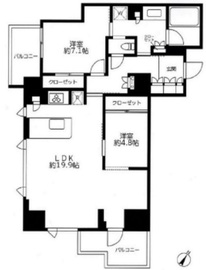 プラウド恵比寿南 11階 間取り図