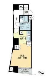 ストーリア品川 501 間取り図