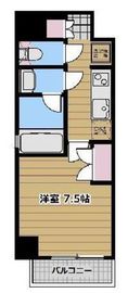 クレストコートTS吾妻橋 601 間取り図