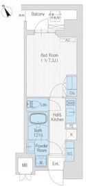 ハレマカニ御苑 303 間取り図