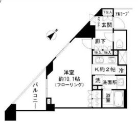 パークホームズ学芸大学リベラヴィータ 4階 間取り図