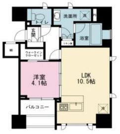 インプレスト赤坂 2階 間取り図