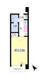 クインテット恵比寿 203 間取り図