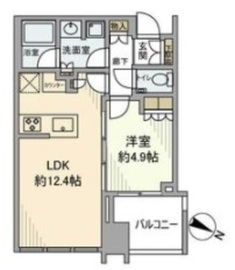 大崎ウエストシティタワーズ イースト 14階 間取り図