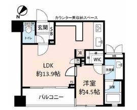 リビオ東京コアプレイス 4階 間取り図