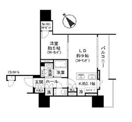 ブランズ愛宕虎ノ門 3階 間取り図