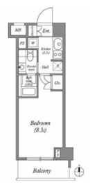 アビタシオン神楽坂 702 間取り図