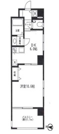 ジェラ恵比寿レジデンス 803 間取り図