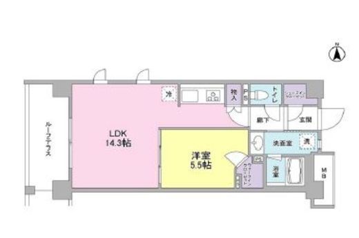 アンビエンテ経堂 215 間取り図