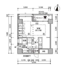 東雲キャナルコートCODAN 18-1127 間取り図