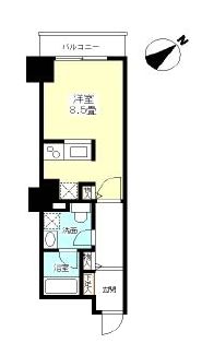 レグゼ日暮里id 913 間取り図