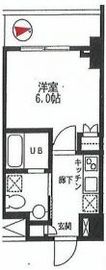 カスタリア門前仲町2 409 間取り図