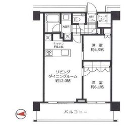 グランドメゾン白金の杜ザ・タワー 8階 間取り図