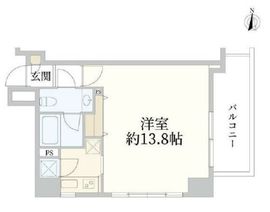 ヒルサイド御殿山 604 間取り図