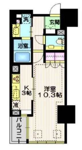 宮益坂ビルディングザ・渋谷レジデンス 11階 間取り図