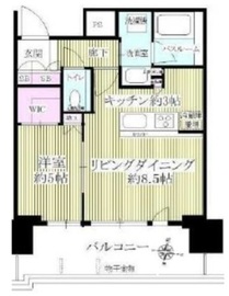 品川イーストシティタワー 10階 間取り図