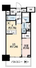 リビオレゾン東陽町ステーションプレミア 7階 間取り図