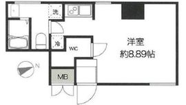 ケイト門仲 102 間取り図