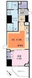 シティハウス文京茗荷谷レジデンス 4階 間取り図