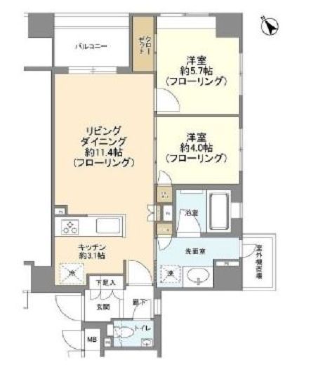 プレミスト千代田御茶ノ水 3階 間取り図