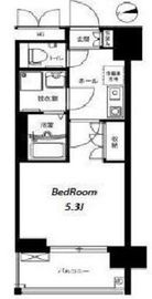 プロポンス麻布 514 間取り図