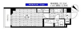 グランドコンシェルジュ白金高輪アジールコート 2階 間取り図