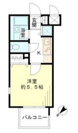 レジデンシア麻布十番 204 間取り図