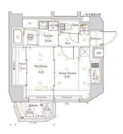 ログ初台 1003 間取り図