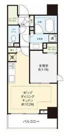 ピアース南麻布 2階 間取り図