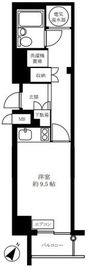 パークノヴァ神宮前 2階 間取り図