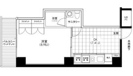 クイズ恵比寿 402 間取り図