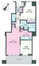 エアライズタワー 37階 間取り図