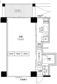 クイズ恵比寿 809 間取り図