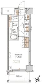 ブランシエスタ森下 704 間取り図