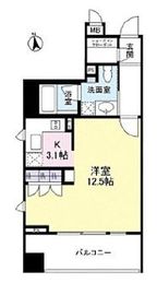 ラヴォーグ南青山 5階 間取り図