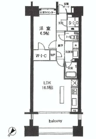 ザ・晴海レジデンス 10階 間取り図
