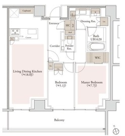 パークナード代官山 5階 間取り図