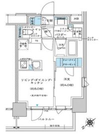 プレミスト板橋 803 間取り図