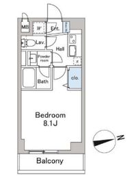 KDXレジデンス桜上水 403 間取り図