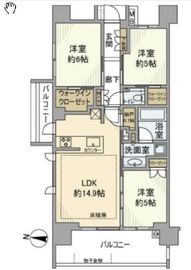 シティハウス木場公園 5階 間取り図