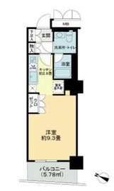 ストーリア品川 204 間取り図