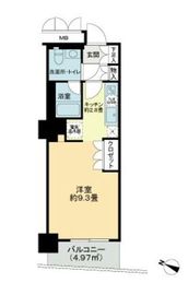 ストーリア品川 503 間取り図