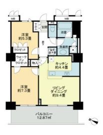 ストーリア品川 2104 間取り図