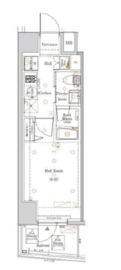 ログ初台 1101 間取り図