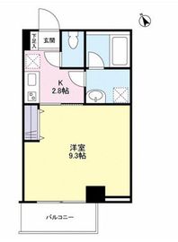 レジデンス原 102 間取り図