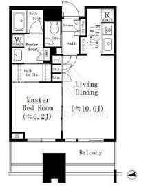 グランヴィスタ神田練塀町 1904 間取り図